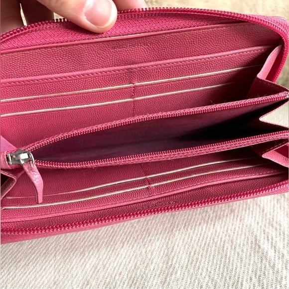 CHANEL Long Wallet Pink CC Mark/Coco Button (Made in Italy🇮🇹) - Picture 7 of 11